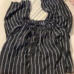 American Eagle Flowy Pants Paperbag